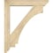 Ekena Millwork Imperial Slat Rough Sawn Bracket w/ Offset Brace, Douglas Fir, 6"W x 32"D x 38"H BKT0604X32X38IMP06RDF - alternate 4